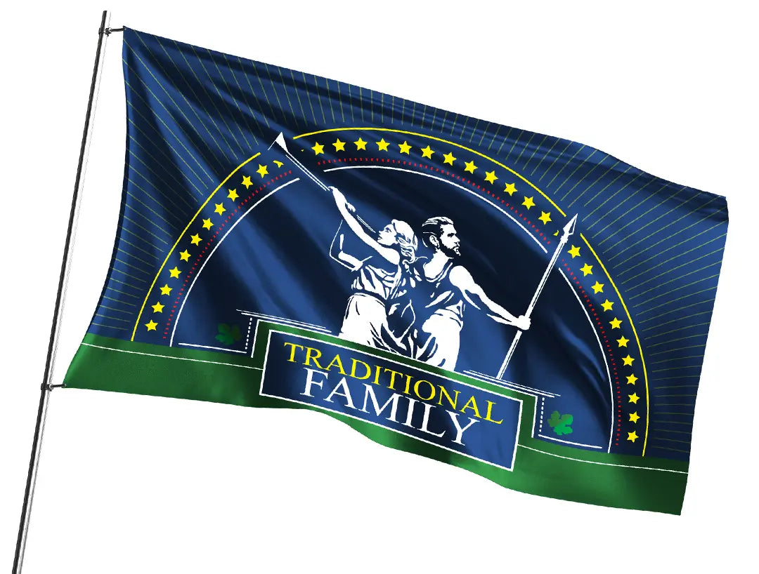 Traditional Family Flag (USE CODE "FREEFLAG24")