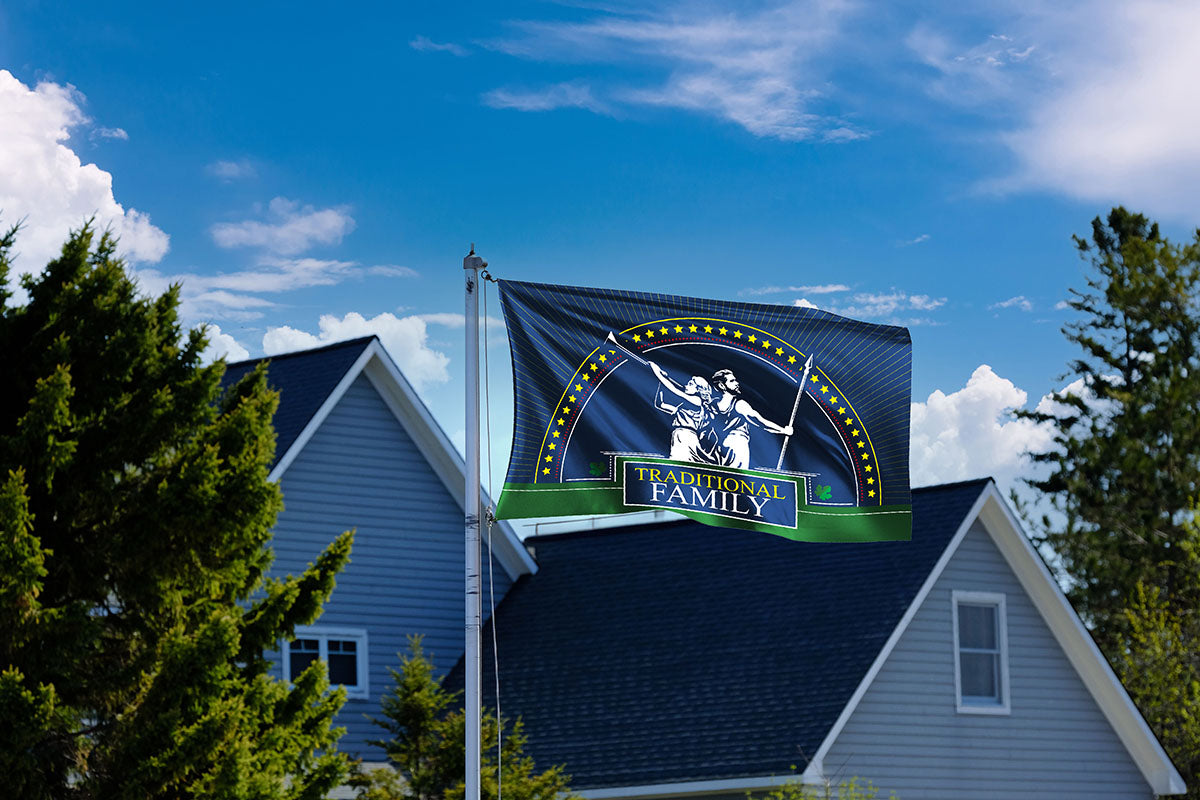 Traditional Family Flag (USE CODE "FREEFLAG24")